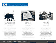 Tablet Screenshot of eminvestment.com